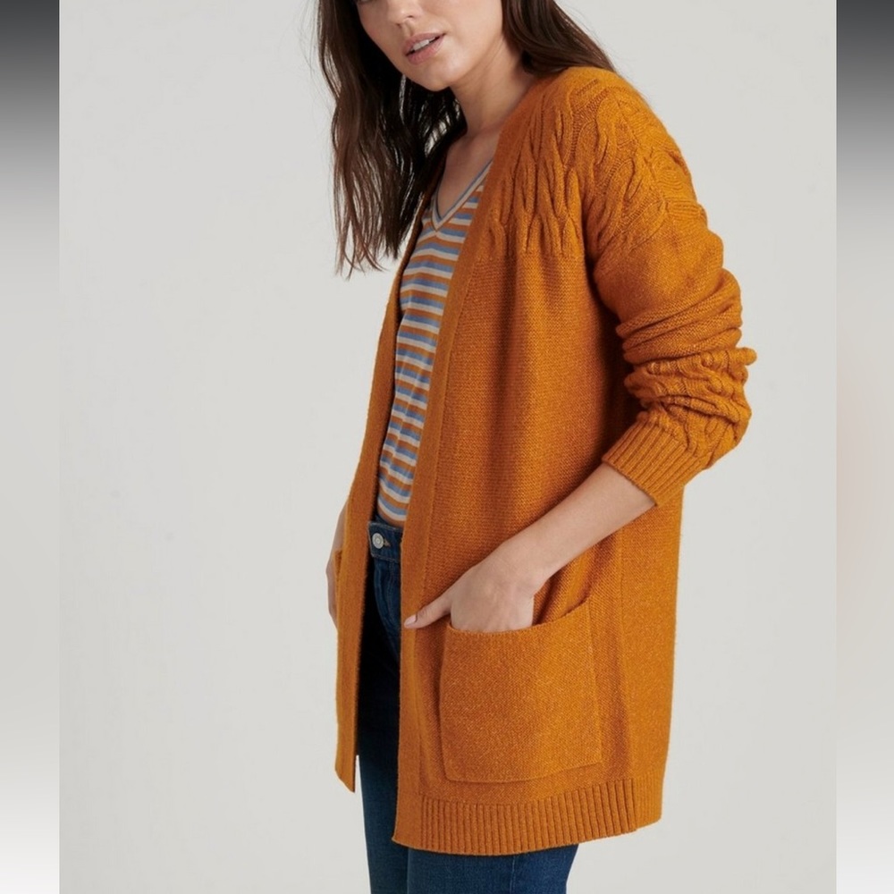 Lucky Brand Venice Cable cardigan women’s S